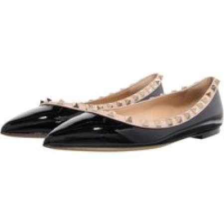 Valentino Garavani Loafers & ballerina schoenen - Ballerina Rockstud in zwart