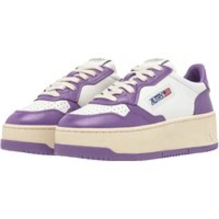 Autry International Sneakers - Medalist Plateau-Sneakers Low Women (weiß/lila) in paars