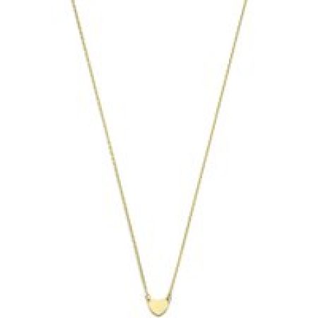 Isabel Bernard Kettingen - Belleville Amore 14 karat necklace with heart in gold