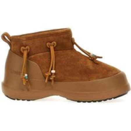 Moonboot Boots - Luna Beads Suede Low Boots in bruin