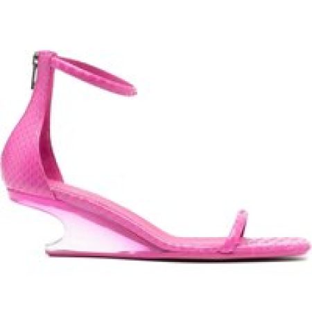 Rick Owens Sandalen - Sandali Hot Pink Fuchsia/clear Python Sandals Cant in beige
