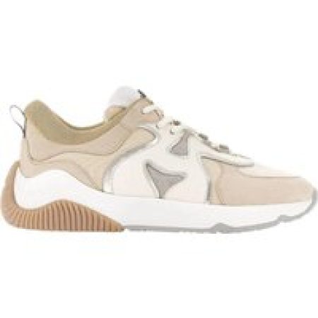 Hogan Low-Top Sneakers - Sneakers H597 In Camoscio Panna E Beige in wit