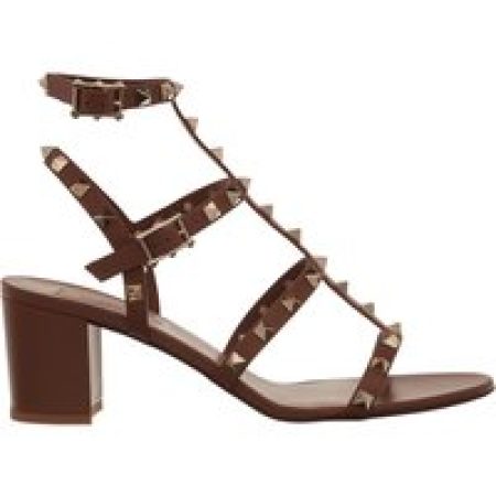 Valentino Garavani Sandalen - Rockstud Sandals in bruin