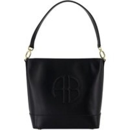 Anine Bing Bucket bags - Lili Bucket Bag - Leather - Black in zwart