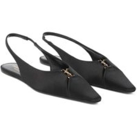 Saint Laurent Slippers - Babylone 00 Sandal in zwart