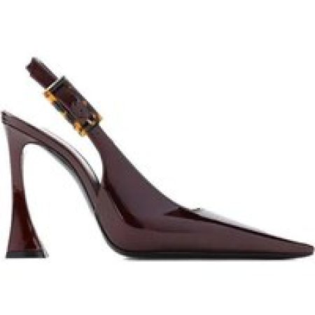 Saint Laurent Pumps & high heels - Stone Sevilla Brown Patent Leather Pumps in bruin