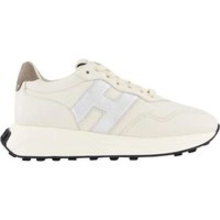 Hogan Low-Top Sneakers - Dames H641 Allacciato H Patch in beige