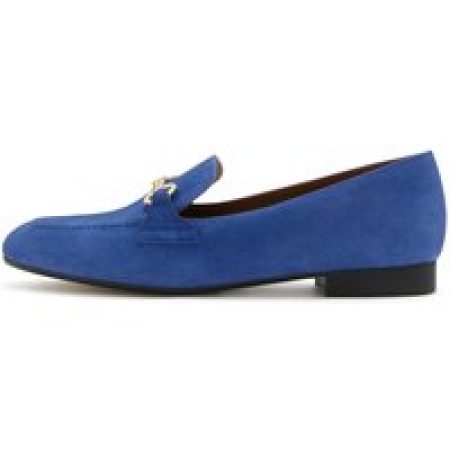 Isabel Bernard Sandalen - Isabel Bernard Vendôme Fleur Blauwe Suède Loafers in blauw