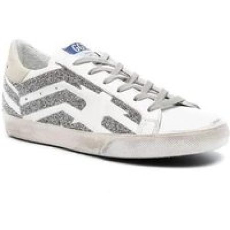 Golden Goose Sneakers - Super-Star Low-Top Sneakers in wit