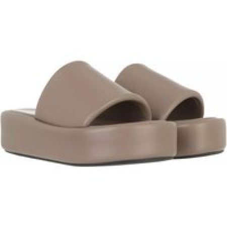 Balenciaga Slippers - Riss Plateau Slides in beige