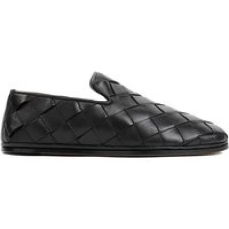 Bottega Veneta Loafers & ballerina schoenen - Sunday Black Nappa Lamb Leather Slippers in zwart