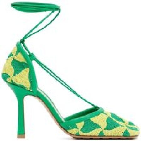 Bottega Veneta Sandalen - Green Ad Yellow Stretch Sandals in geel