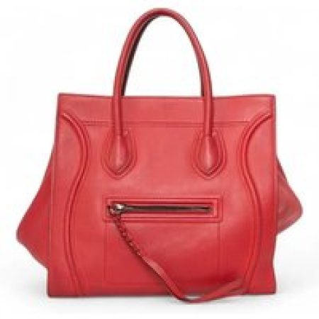 Celine Crossbody bags - Medium Red Phantom Luggage Handbag in rood