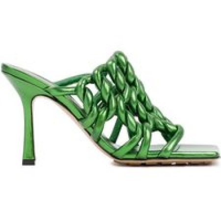 Bottega Veneta Sandalen - Green Stretch Mules in groen