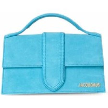 Jacquemus Crossbody bags - Le Grand Bambino Handbag - Baby Suede Light Blue in blauw
