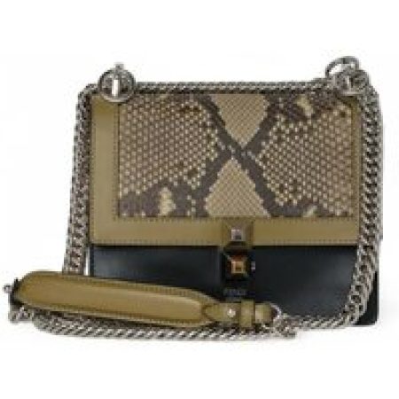 Fendi Hobo bags - Kan I Small Tricolor Python Black in zwart