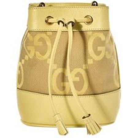 Gucci Bucket bags - Small Bucket In Yellow Gg Jumbo in geel