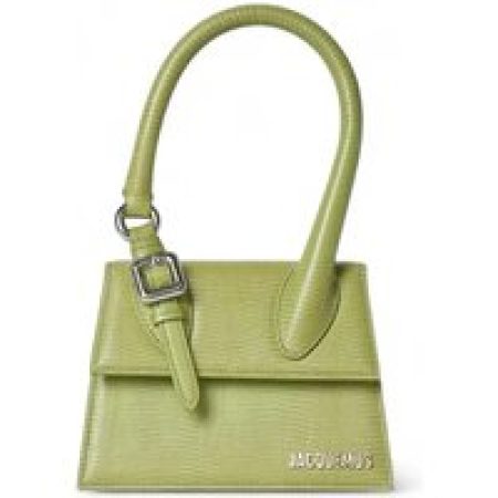 Jacquemus Hobo bags - Le Chiquito Moyen Boucle Python Green in groen