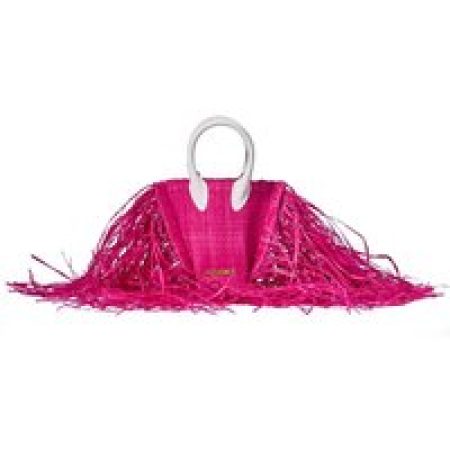 Jacquemus Crossbody bags - Le Baci Petit Raffia Handbag in roze