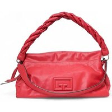 Givenchy Hobo bags - Large Red Leather Id93 Puffer Shoulder Bag in rood