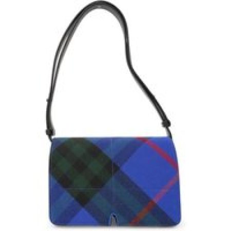 Burberry Hobo bags - Snip Small Check Jacquard Shoulder Bag - Blue in blauw