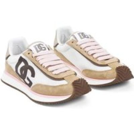 Dolce&Gabbana Sneakers - White Calf Leather Sneakers in meerkleurig