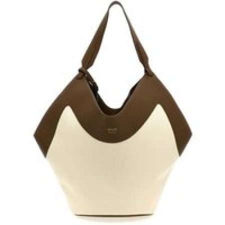 Khaite Shoppers & Totes - 'Medium Lotus Tote' Shopping Bag in beige