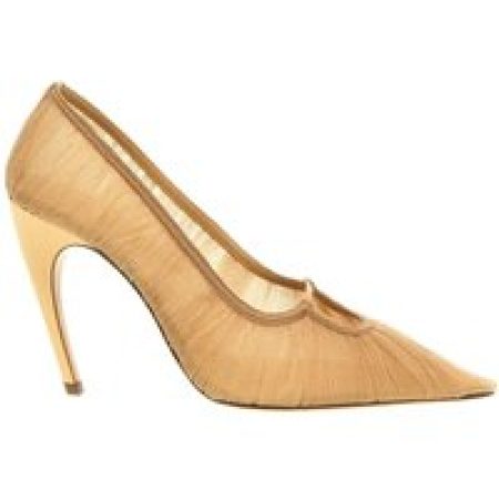 Nensi Dojaka Hoge hakken - Tulle Pumps in beige