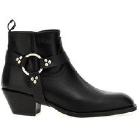 Sonora Boots - 'Dulce Belt' Ankle Boots in zwart