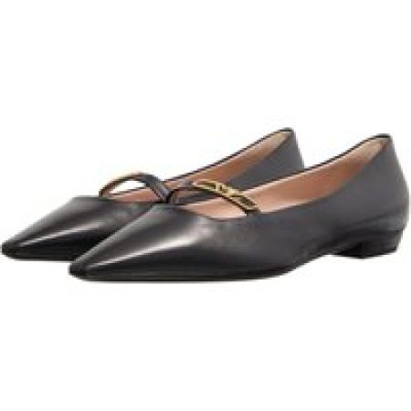 Emporio Armani Slippers - Ballerina Nappa in zwart