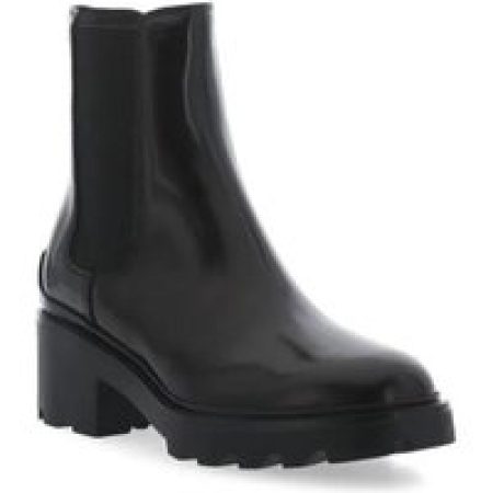 Tod's Boots & laarzen - Black Smooth Leather Boots Fo Woman in zwart