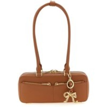 self-portrait Hobo bags - Tan Leather Shoulder Bag in bruin