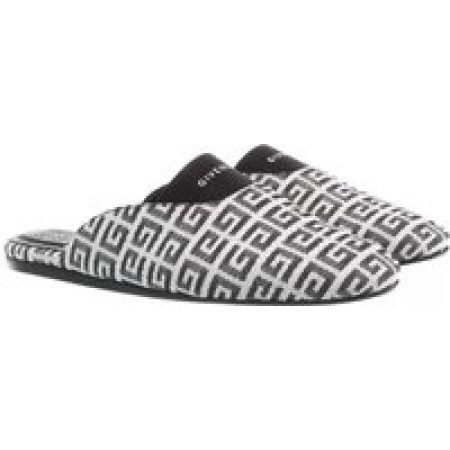 Givenchy Slippers - 4G Flat Mules Jacquard in wit