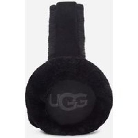 UGG® W Sheepskin Embroidery Earmuff in Black