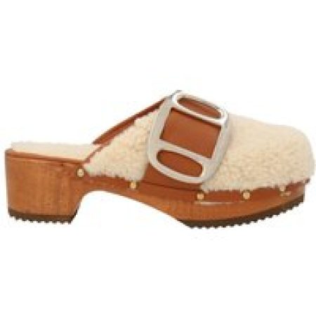 JEJIA Sandalen - 'Jodie' Clogs in bruin