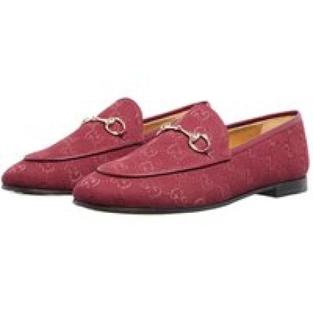 Gucci Loafers & ballerina schoenen - W Jordaan Canvas Loafer in rood