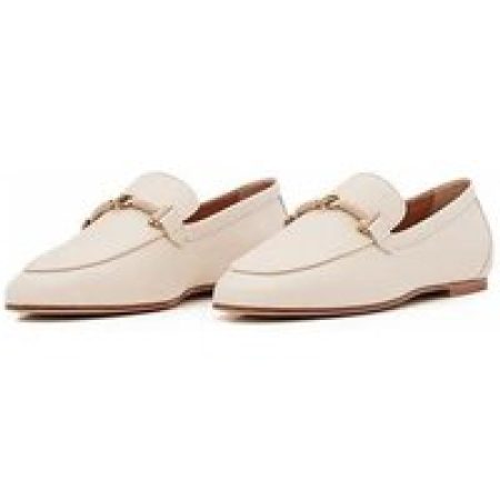 Tod's Loafers & ballerina schoenen - Flat Leather Loafers in beige