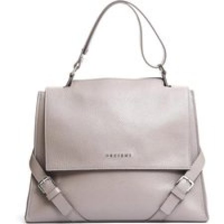 Orciani Crossbody bags - Sveva Sense Taupe Leather in grijs