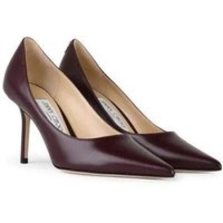 Jimmy Choo Pumps & high heels - Love 85' Burgundy Leather Pumps in rood