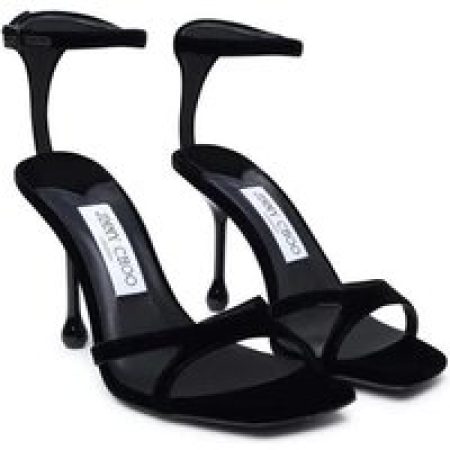 Jimmy Choo Sandalen - Black Velvet Sandals in zwart