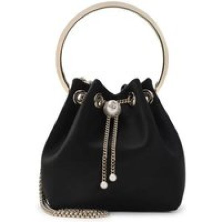 Jimmy Choo Crossbody bags - Bonbon Handbag With Drawstring Closure And Circula in zwart