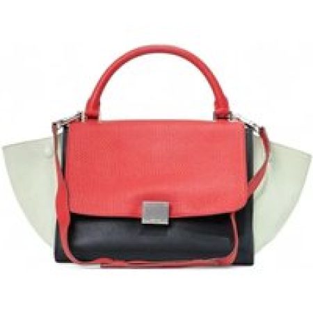Celine Crossbody bags - Trapeze Medium Tricolor Rossa in rood
