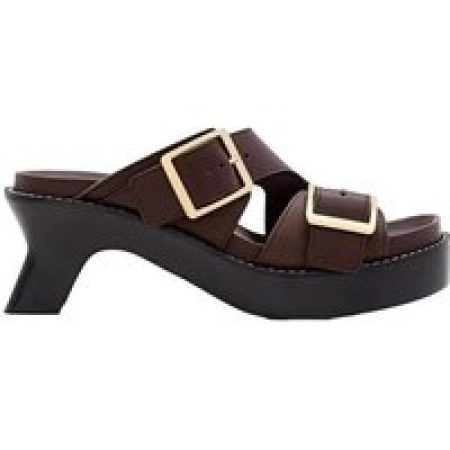 Loewe Sandalen - Loewe Ease Heel Slide 90 in koper