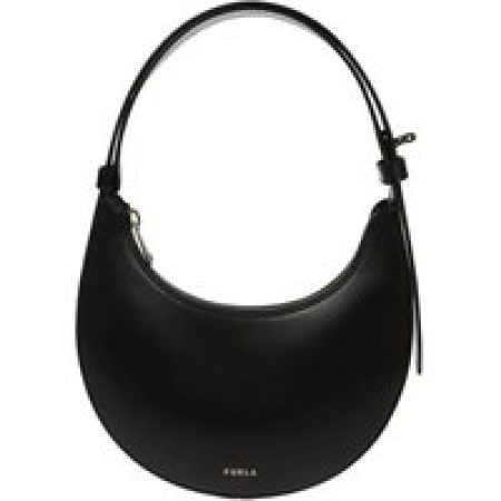 Furla Hobo bags - Curved Silhouette Mini Shoulder Bag in zwart