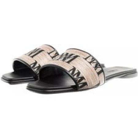 Max Mara Slippers - Logo Slide in beige