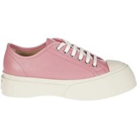 Marni Low-Top Sneakers - Platform Sneakers With Smooth Leather Upper in roze