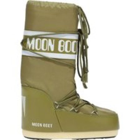 Moonboot Enkellaarzen - Moon Boot Mb Icon Nylon Boots Khaki 80d1400440 in groen