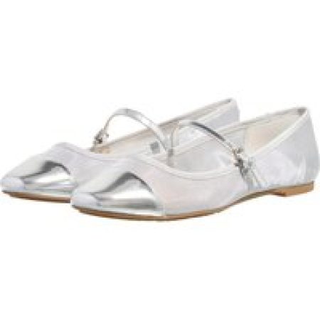 Michael Kors Loafers & ballerina schoenen - Mae Flex Ballet in zilver