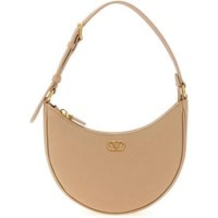 Valentino Garavani Hobo bags - Vlogo Mini Shoulder Bag in beige