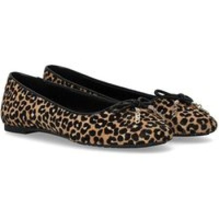 Michael Kors Loafers & ballerina schoenen - MICHAEL KORS NORI ANIMALIER BALLERINA in bruin